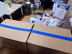 今回の景品の数々！！協賛頂き有難うございます。